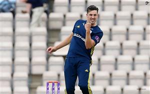 Right-arm fast English bowler, Mark Wood